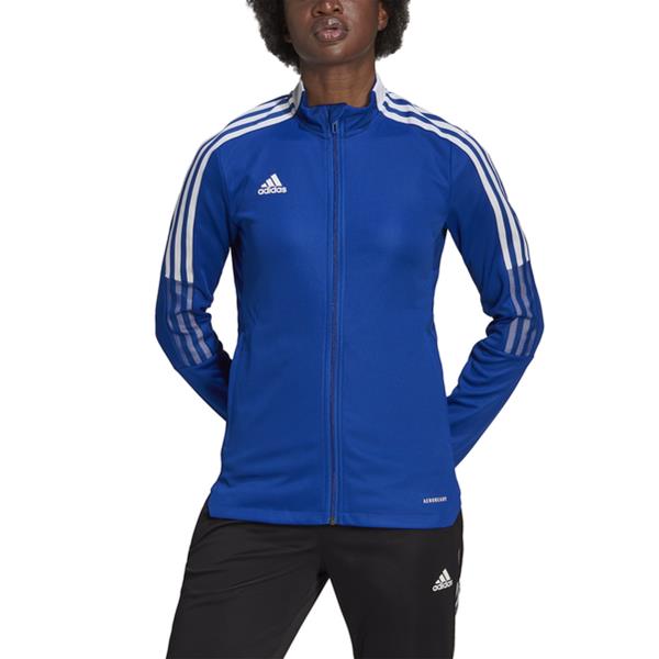 adidas Tiro 21 Womens Team Royal Blue/White Training Jacket